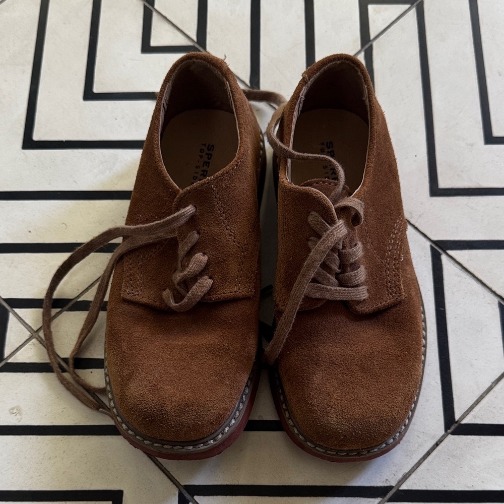 Brown Suede Boys Shoes